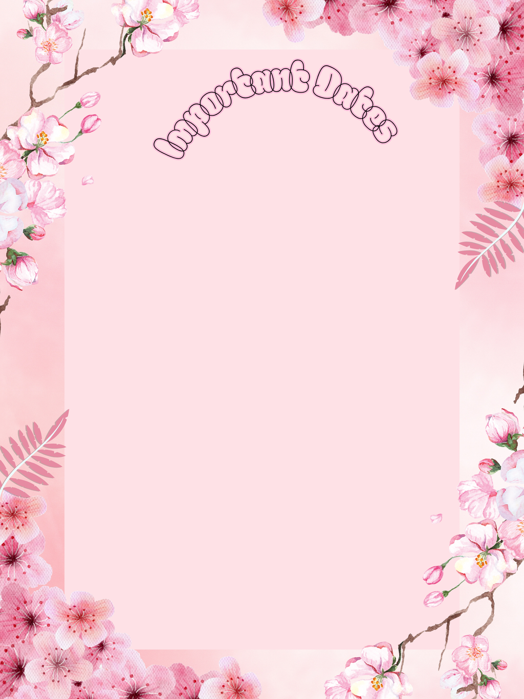 Floral Digital NoteBook 🌸