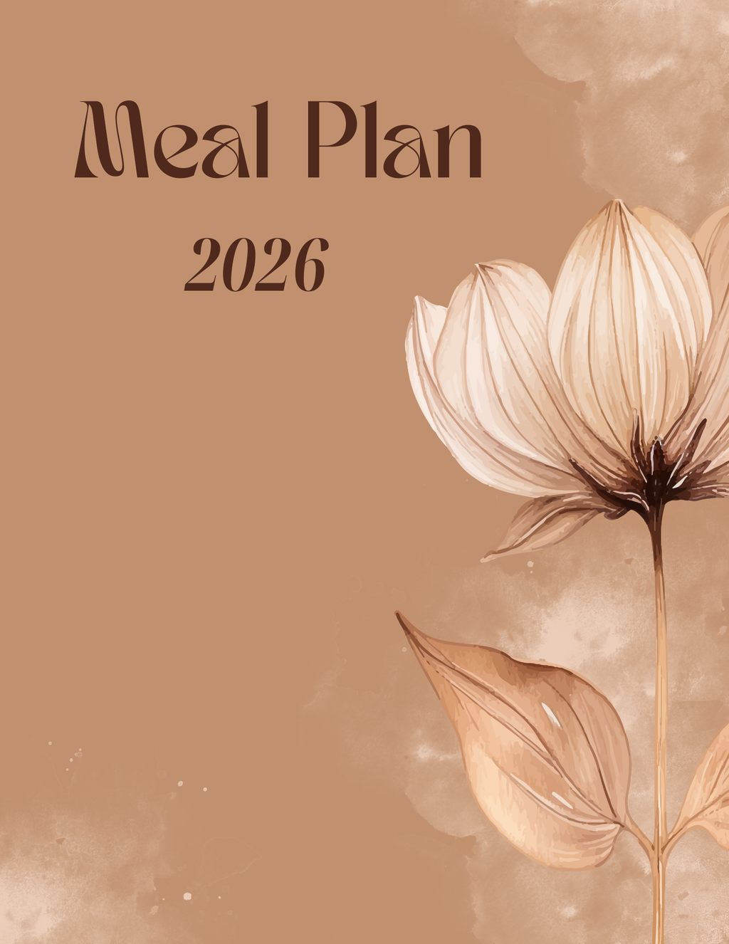 Meal Plan 2026 🍂