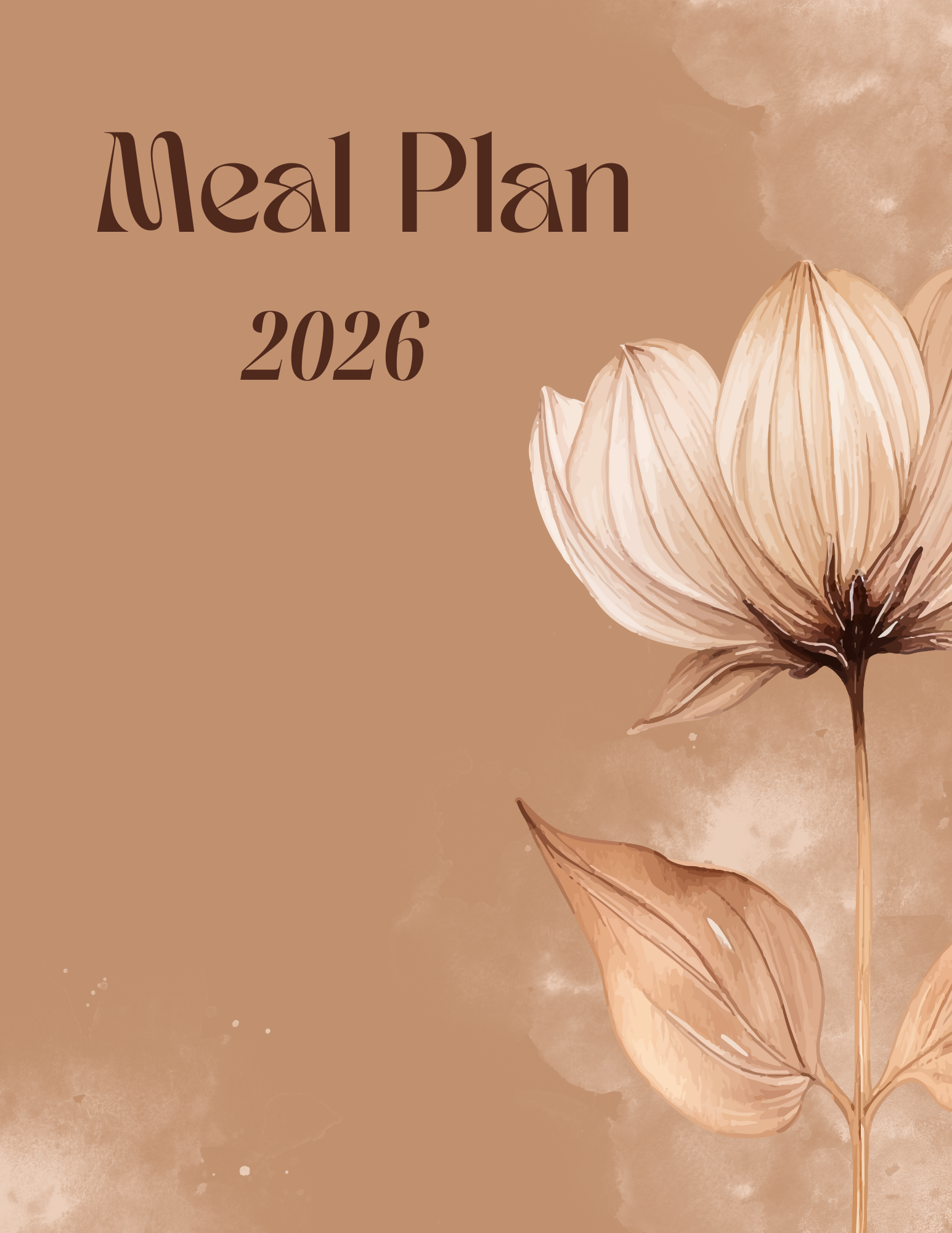 Meal Plan 2026 🍂
